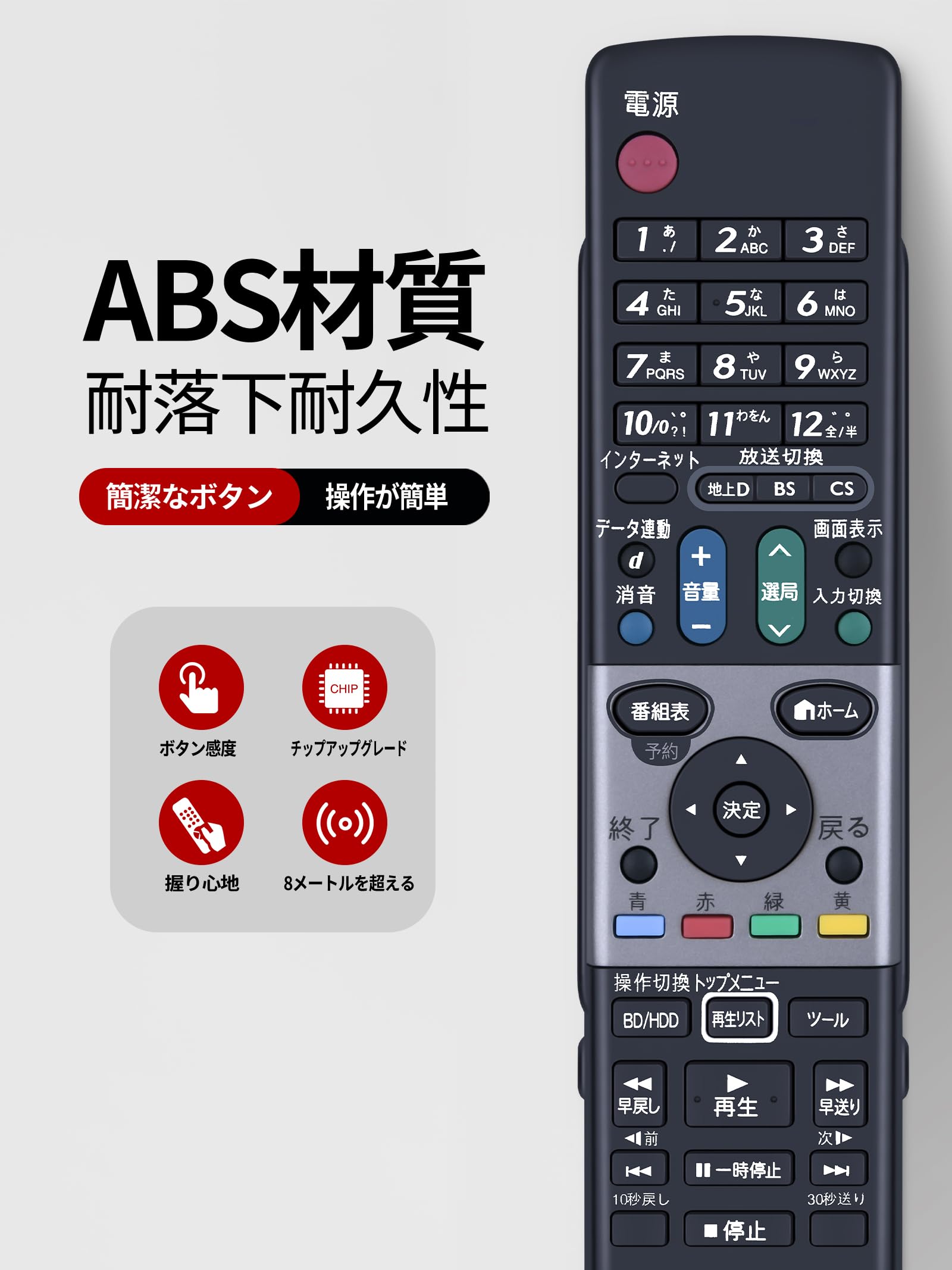 Amazon | テレビリモコンGA913WJSA for シャープ テレビリモコン