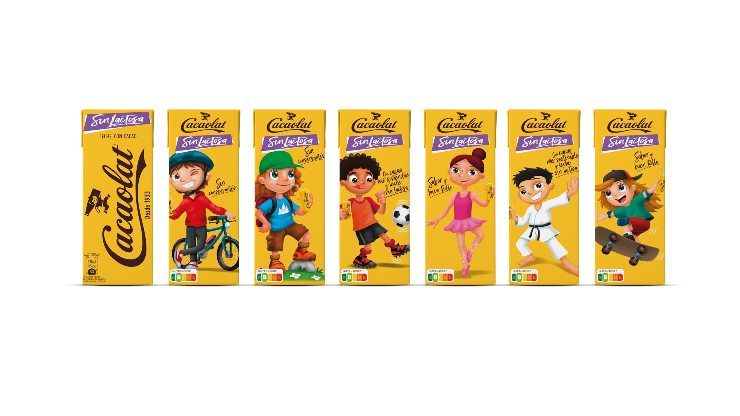 CACAOLAT batido de cacao Minibrick sin lactosa x6