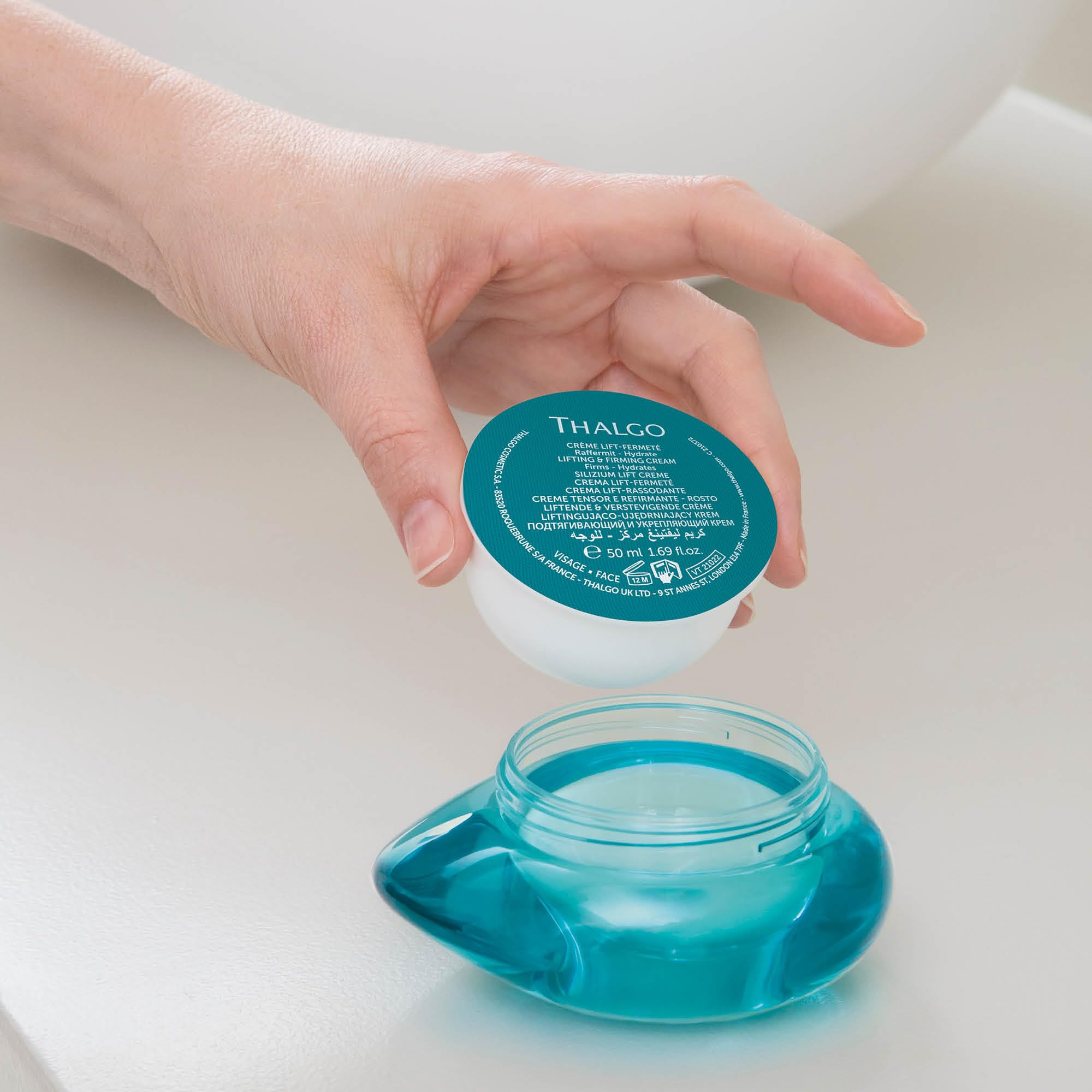 Thalgo Refill Nachtcreme mit Lifting Effekt, 50 ml, Silizium Lift