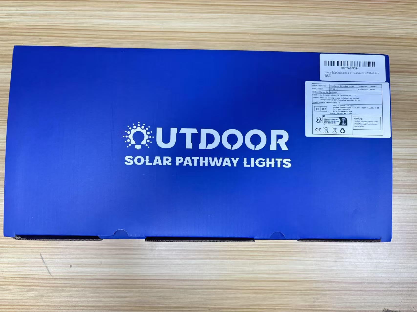 6 lámparas solares para exteriores, 400 lm, luces solares para jardín con detector de movimiento, cambio de color de 2 fases (3000 K/6500 K) LED, IP65 resistente al agua para patio, entrada y | 400lm LED Jardín 2 Temperatura de Color (3000K/6500K) IP65 Im