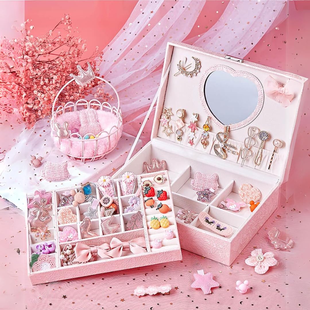 アクセサリーボックス Amazon｜【アンジュココ】ジュエリーボックス 子供用