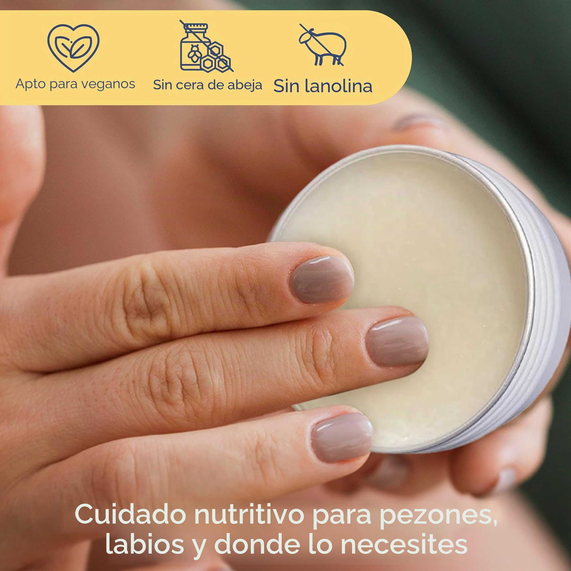First Days Maternity - Bálsamo natural para pezones, calma y protege los pezones doloridos, apto para todo tipo de piel, apto para veganos, 40ml