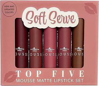 Italia Deluxe Five Mousse Matte Lipstick Set ...