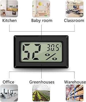 Thlevel Temperature Humidity Meter Small Digital Hygrometer