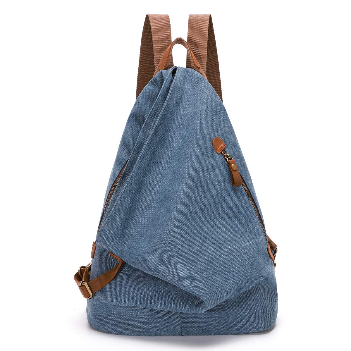 Zaino vintage in tela - Zaino da viaggio grande casual Zaino da viaggio all'aperto Zaini da trekking Borsa a tracolla per uomo Donna