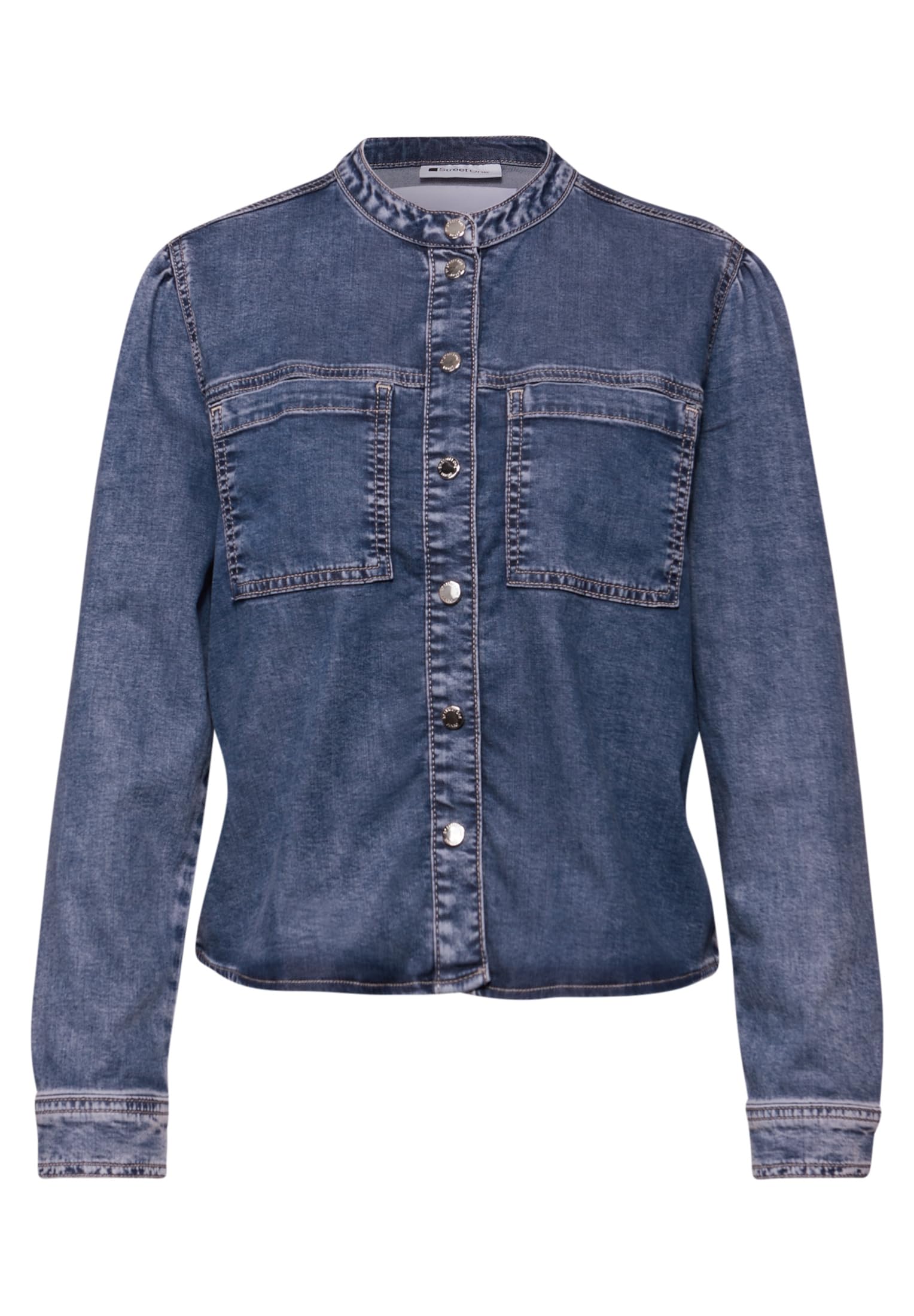 Street One Damen Damen Bluse mit Brusttaschen Bluse mit Brusttaschen (1er Pack)