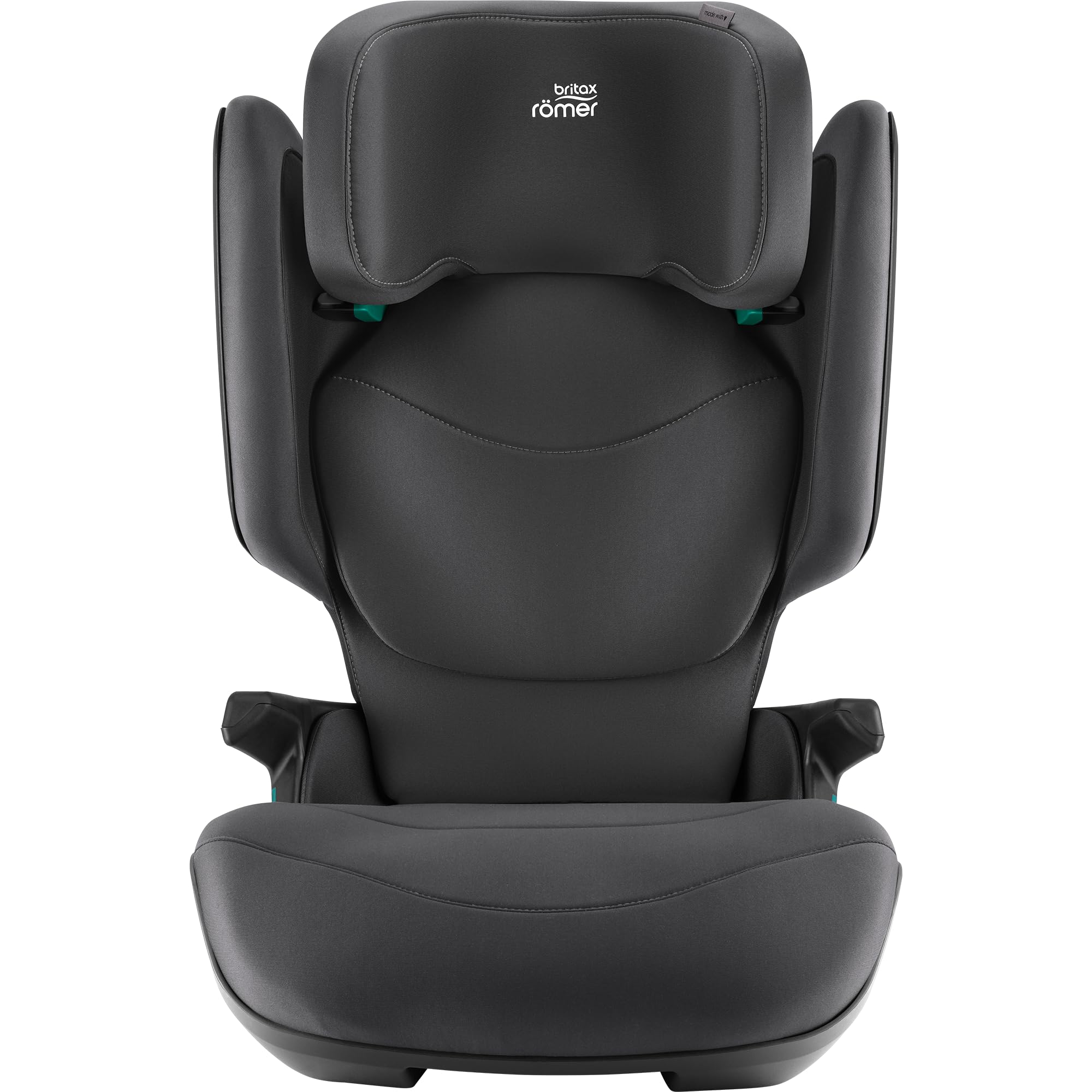BRITAX RÖMER Seggiolino per bambini 15-36 kg Kidfix M i-Size, con Isofix e ventilazione, 100-150 cm (i-SIZE), 3,5-12 anni, Midnight Grey