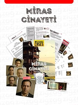 Mysterious Cases Miras Cinayeti, Dedektif Kutu Oyunu, Seri Katil Dosyas , 16+ Ya