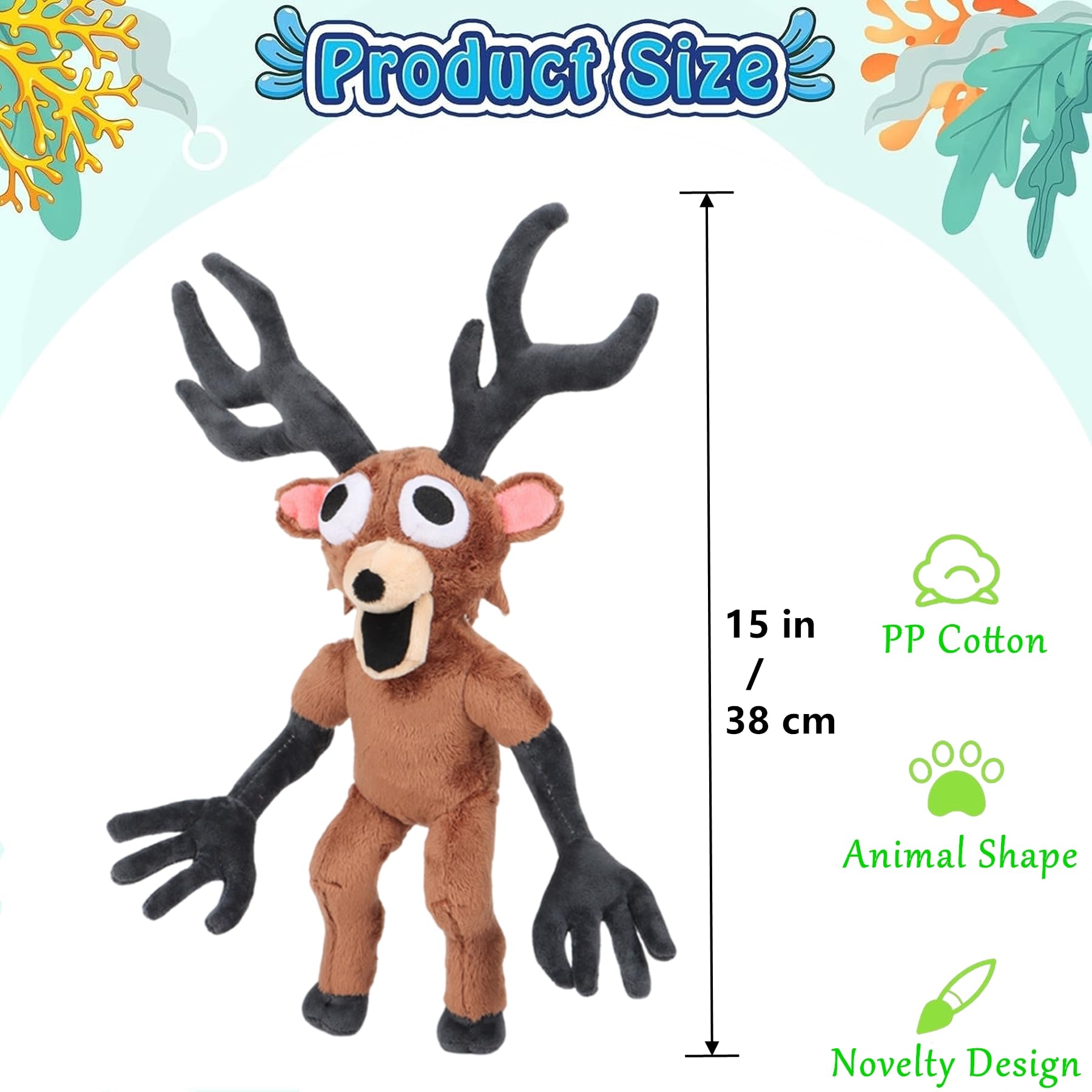 Amazon.co.jp: TQJOUJOU 99-Nights in The Forest ぬいぐるみ 15インチ