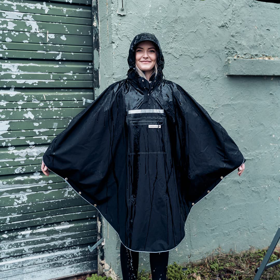The people's poncho Unisex Gr. One size, schwarz