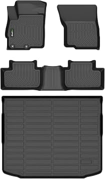 Floor Mats & Cargo Liner for Mitsubishi Outlander Sport 2011-2024 Custom Fit Full Set, All Weather Car Accessories