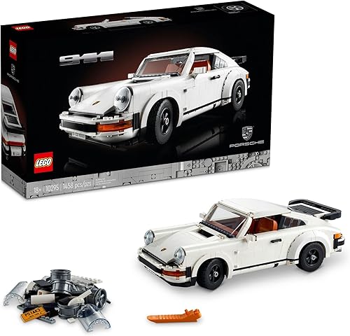LEGO Icons Porsche 911 10295 - Juego de construcción para adultos 1458 piezas