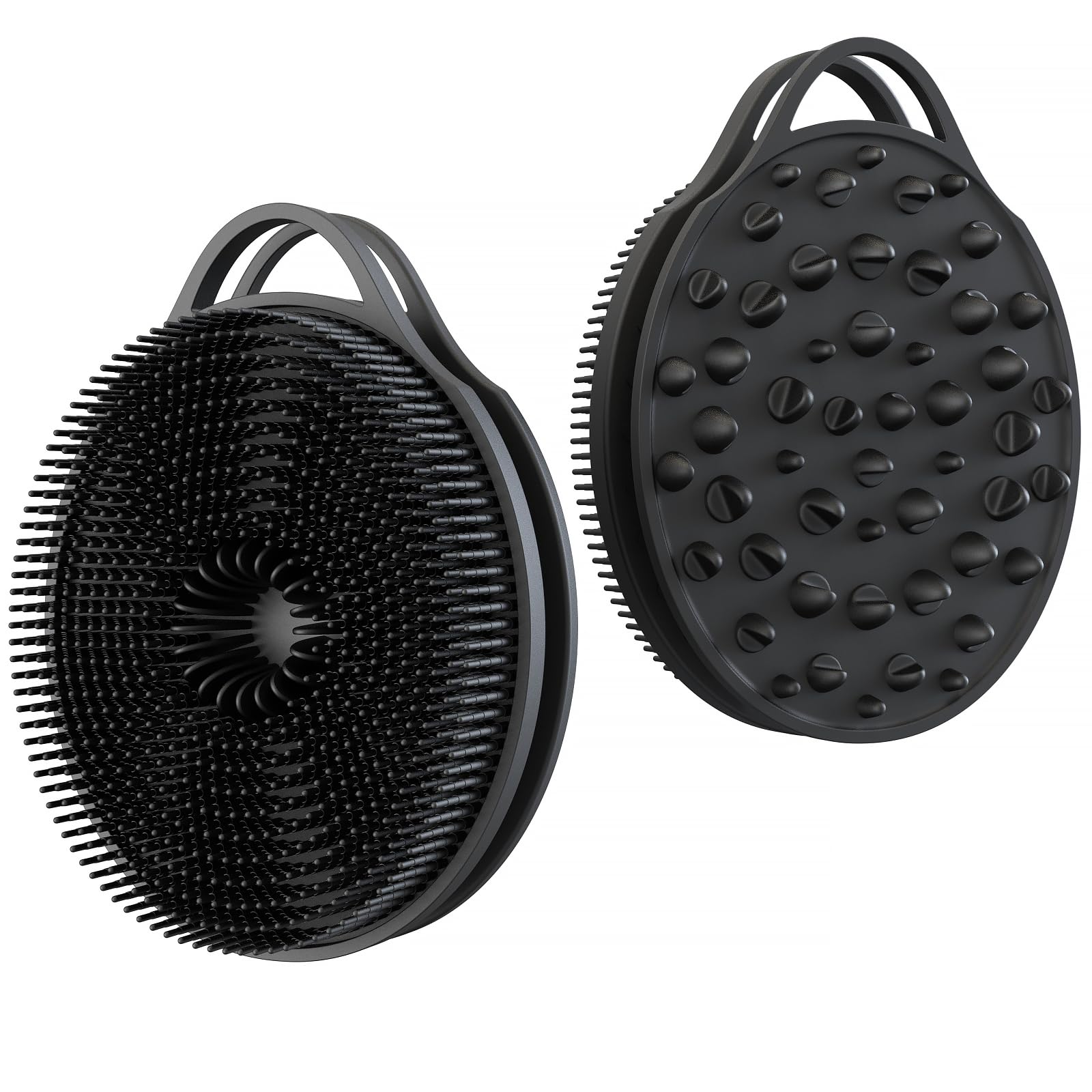 Limpiador corporal de silicona 2 en 1, exfoliante para masajes anticelulíticos, cepillo de ducha exfoliante para hombres y mujeres, elimina la piel muerta, reduce la celulitis, mejora la circulación
