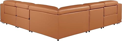 Miniatura 4 de Blackjack Furniture Venice 5 Piece Sectional Sofa with 3-Power Recliners, Features Adjustable Headrest, Lumbar Support, USB and Wireless Charging