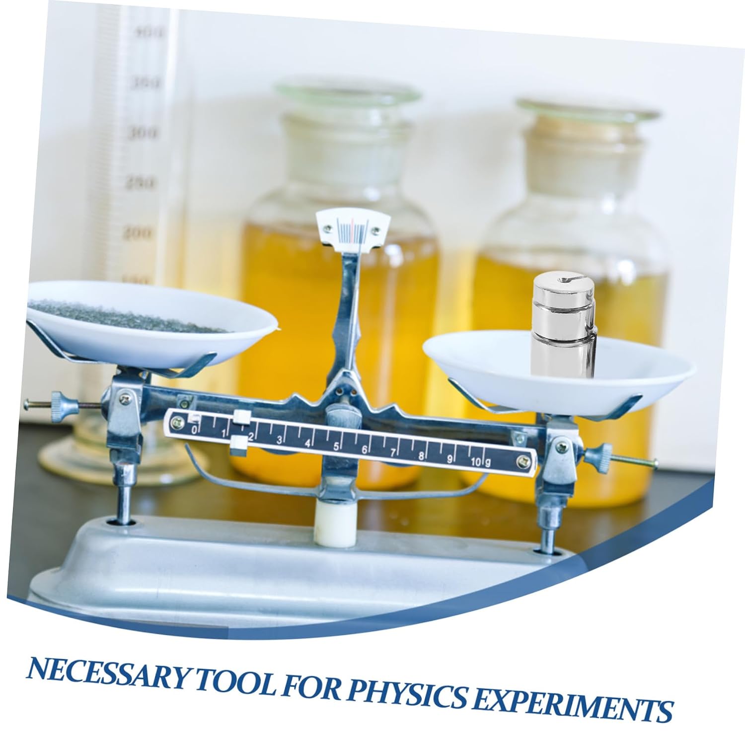 Metal Slotted Weights with Hanger for Physics Lab Precise Mass Weights for Classroom Balance and Force Experiments Educational Scientific Laboratory Tool