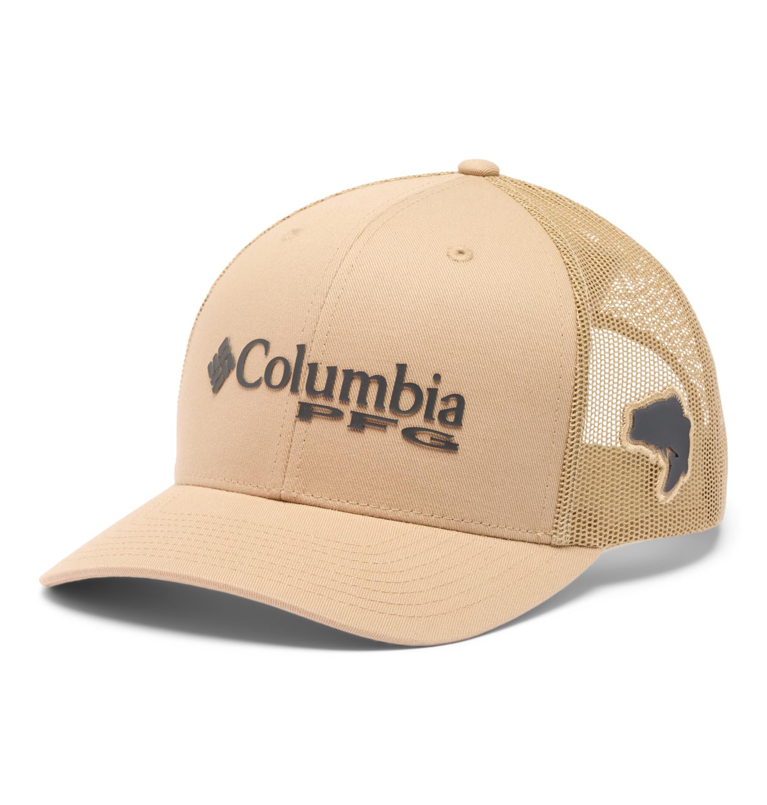 Columbia Unisex's PFG Logo Mesh Snap Back Cap, Beach/Bass, One Size โ image 1