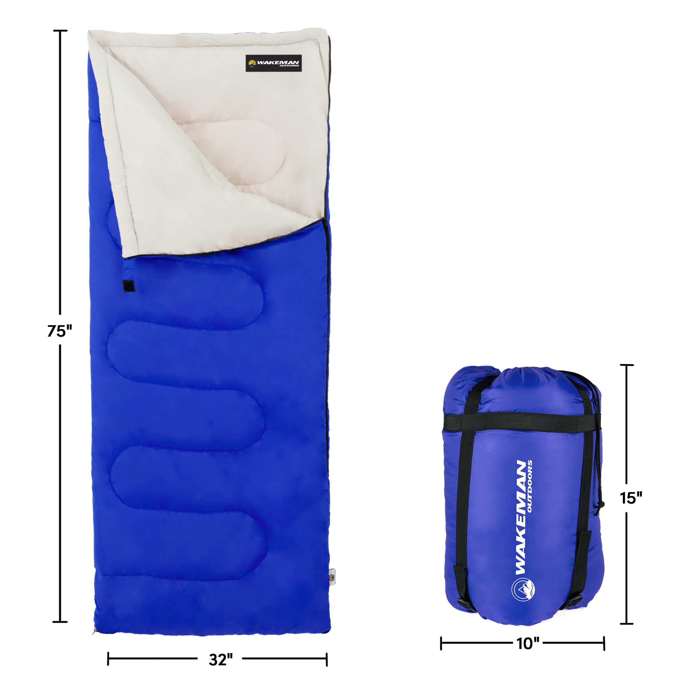 Wakeman 2 Persone, Outdoors-Tenda a Cupola, Borsa per Il Trasporto, Facile da Montare, Ideale per Campeggio, Escursioni e Festival Musicali all'aperto Unisex, Arancione