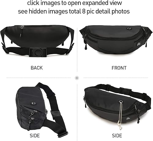 Miniatura 4 de Small Crossbody Bag Side Shoulder Bag For Men, Women Mini Messenger Bag Black or Grey