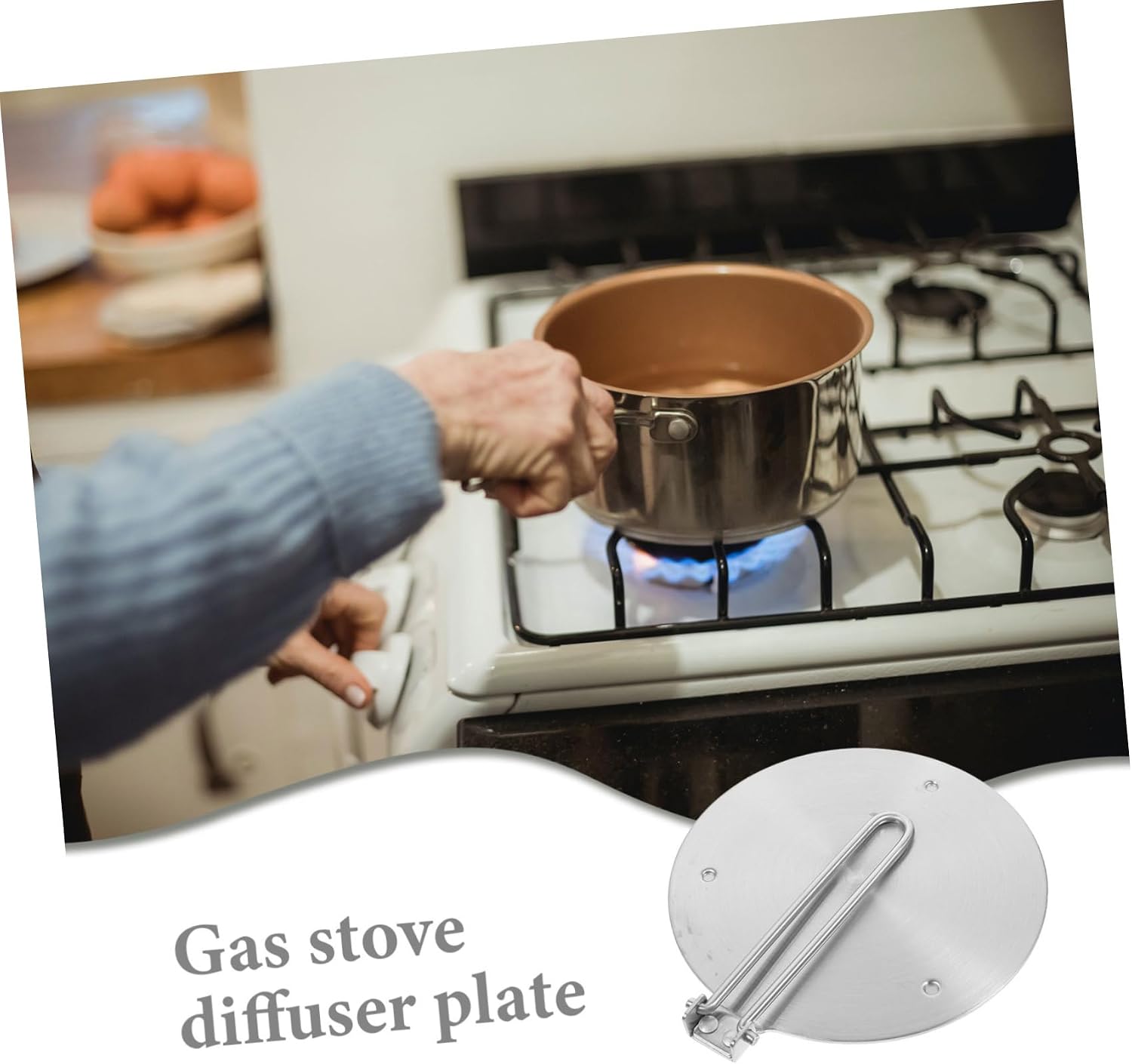 Cooking Induction Adapter Heat Diffuser for Gas Stove Food Heat Diffuser Induction Cooktop Plate