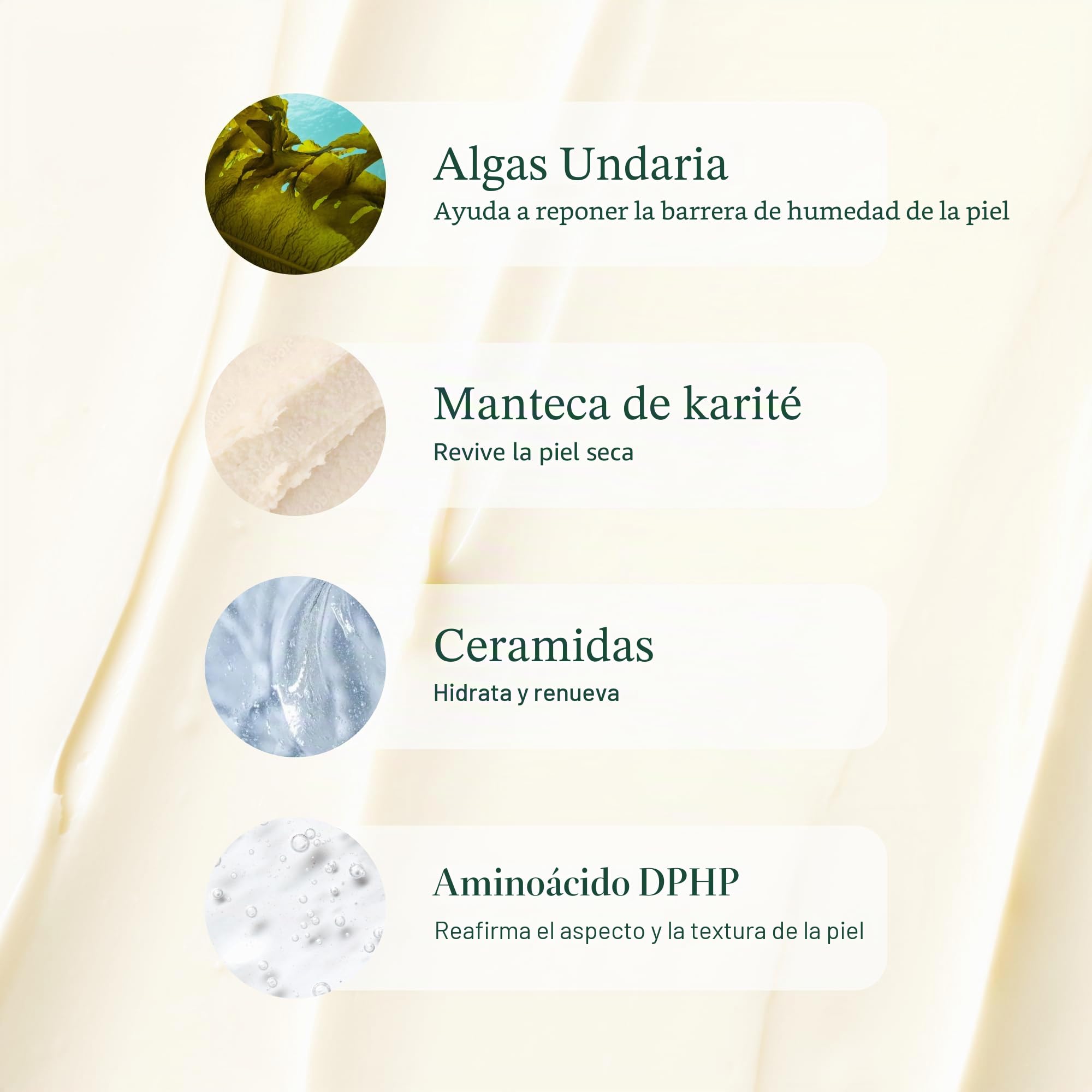 OSEA Undaria Algae Body Mantequilla 6.7 oz | Ultra hidratante, piel seca y cremosa, piel más firme, textura crema espesa, algas Undaria, limpio y vegano