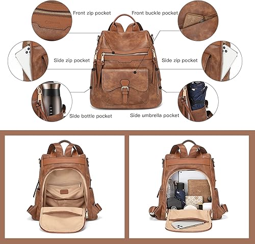 Miniatura 4 de OUKUPA Laptop Tote Handbag for Women 15.6" Computer Satchels Messenger Bags Backpack Purses Business Work Bag Office Large