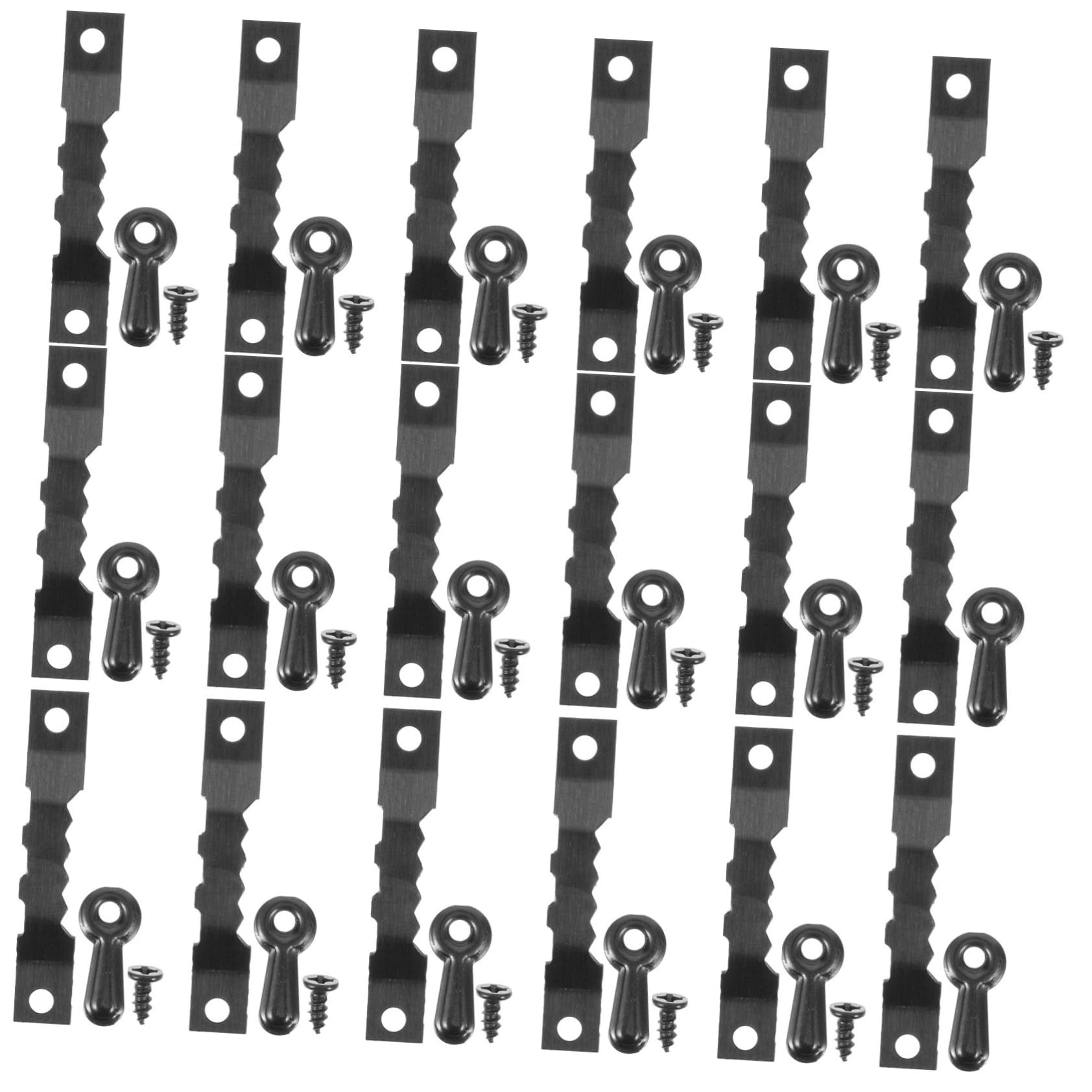 Alipis 5ensembles Cadres Photo Clips Arrière De Fixation Pour Photos Matériel De Support Avec Vis Pratique Pour Accrocher Vos Oeuvres Et Décorations