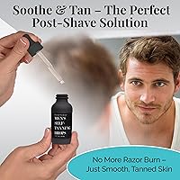 Vista 3 de RemeVerse Gotas autobronceadoras para hombre – Logra un tono de piel uniforme de aspecto natural con bronceador sin sol personalizable para hombres