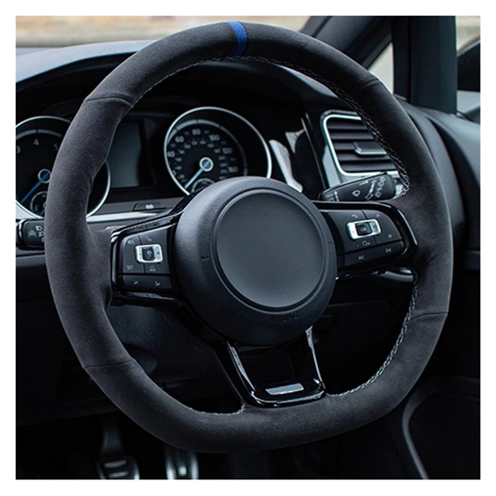 Amazon | 車ステアリングカバー ゴルフ用 7 GTI用 ゴルフ用 R MK7 ポロ