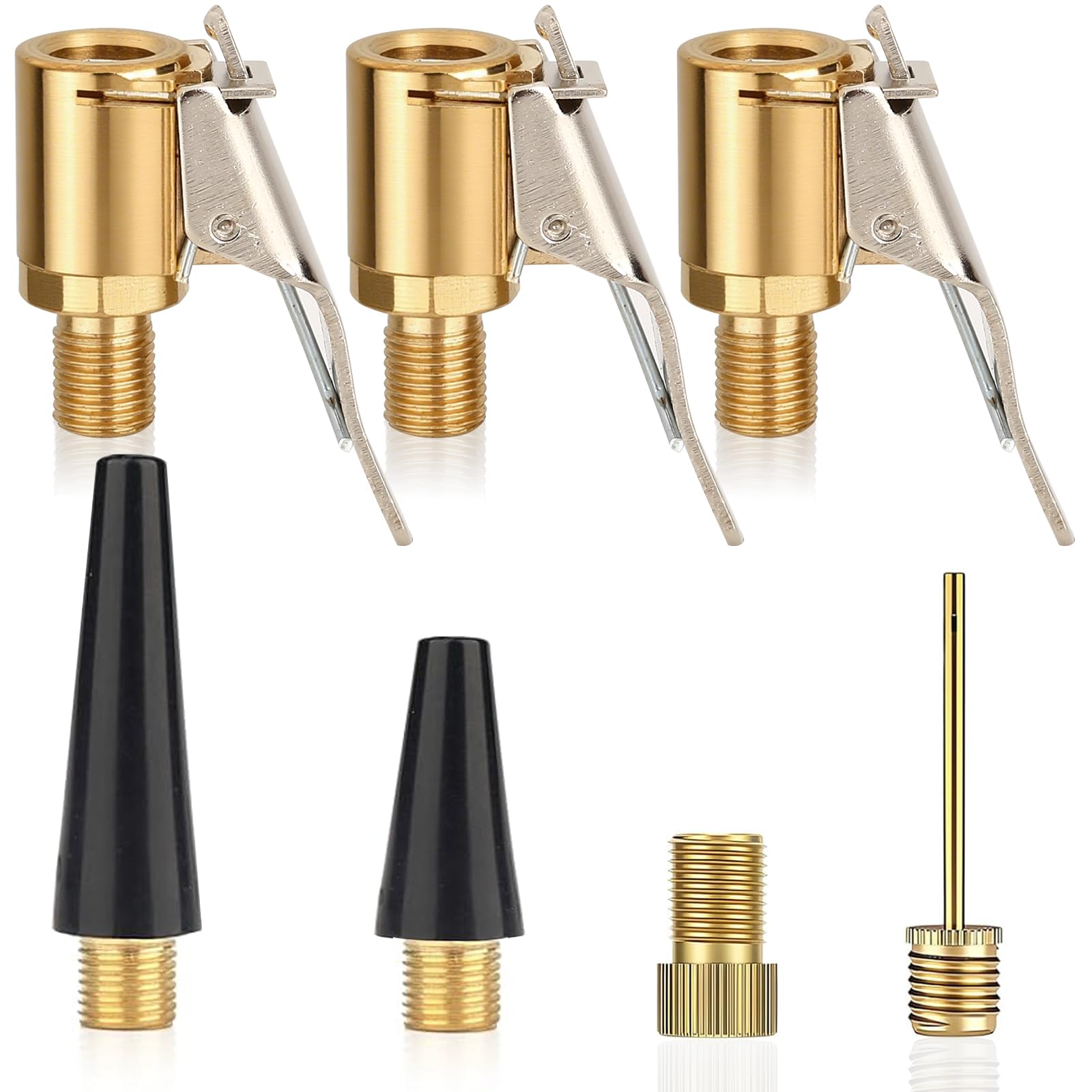 Squamify Multifunktionales Valve Adapter Set, Adapter für Bosch Easy Pump, Bosch Easy Pump ersatzteile, französisches Ventil Adapter, Ballnadel & Luftpumpen, Zubehör