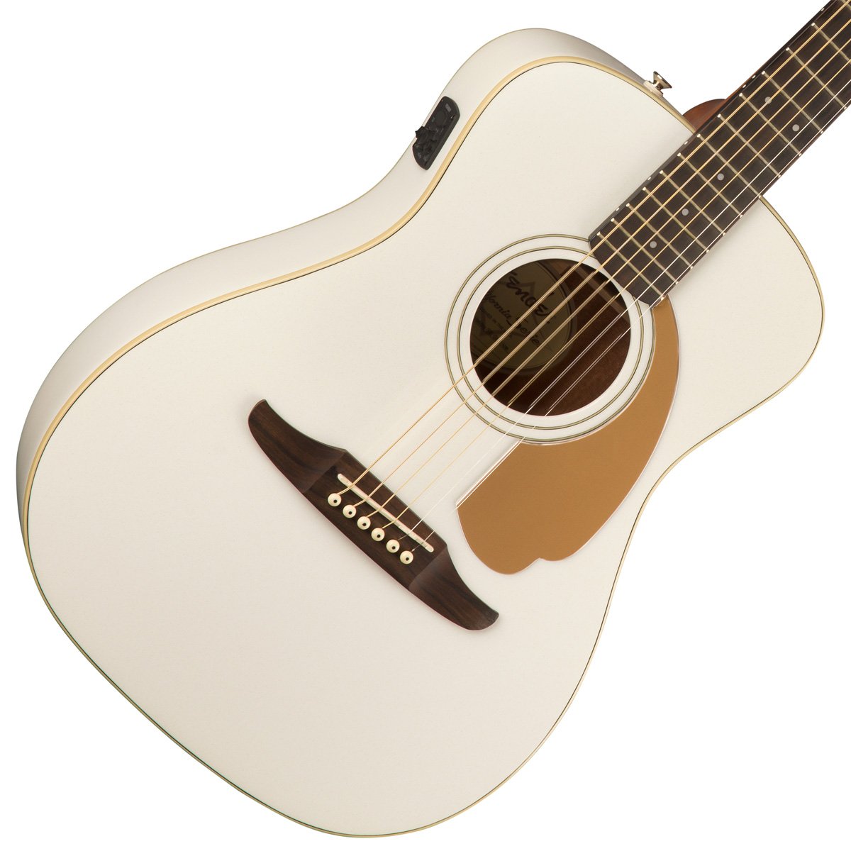 Amazon | Fender エレアコ Malibu Player, Arctic Gold ソフトケース 