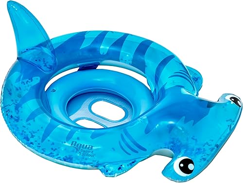 Vista 21 de SwimSchool Infant Baby Pool Floats, Free Swimming, Super Buoyant – Ages 6-24 Months – Multiple Colors/Styles – Adjustable Canopies and Seats, Splash