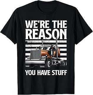 Trucker Design Truck Driver T Shirt