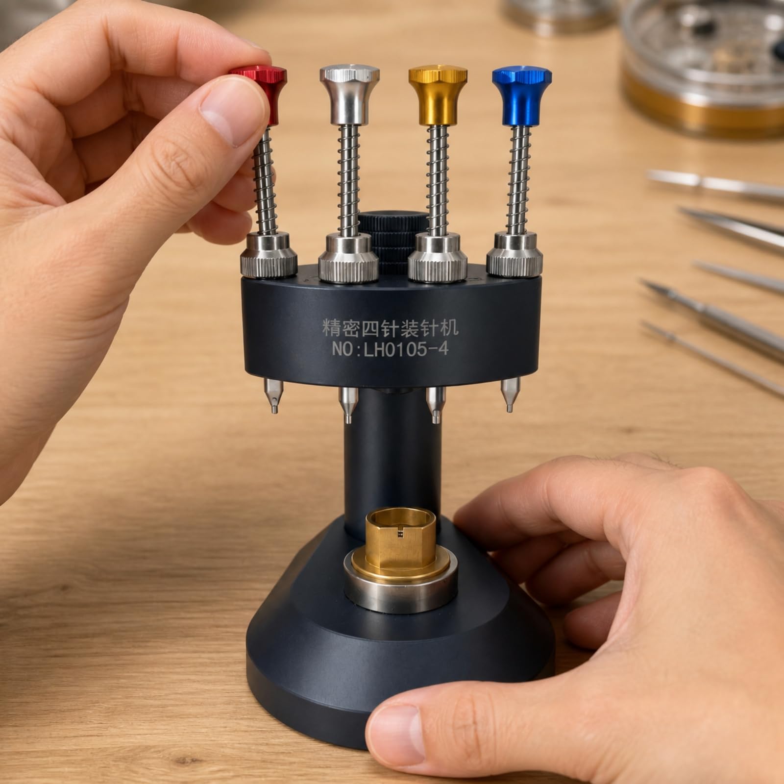 predolo Herramienta Instalación Manecillas Reloj Preciso Herramienta Manual Instalación Agujas Reloj Estable para Principians en Relojería