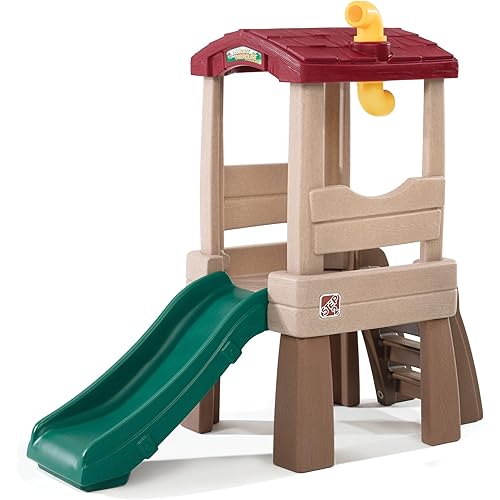 Step2 Play Naturally Playful Lookout Treehouse, Kids Outdoor Playset, Backyard Playground Set, Slide, Ladder, Pivoting Periscope, Outside Jungle Gym, For Toddlers 1.5+ Years Old