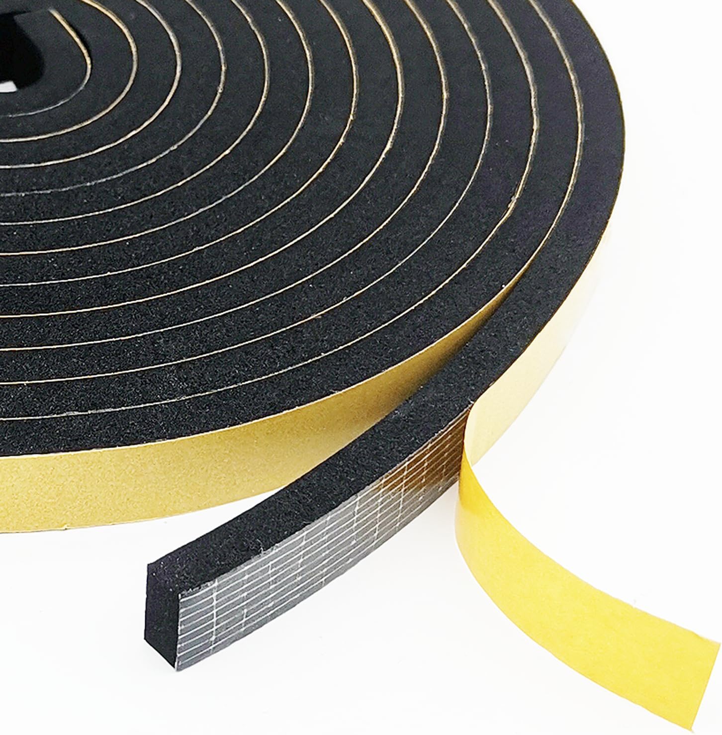 M-D Building Products 06619 3/8 in. x 1/2 in. x 10 ft. Black Sponge ...