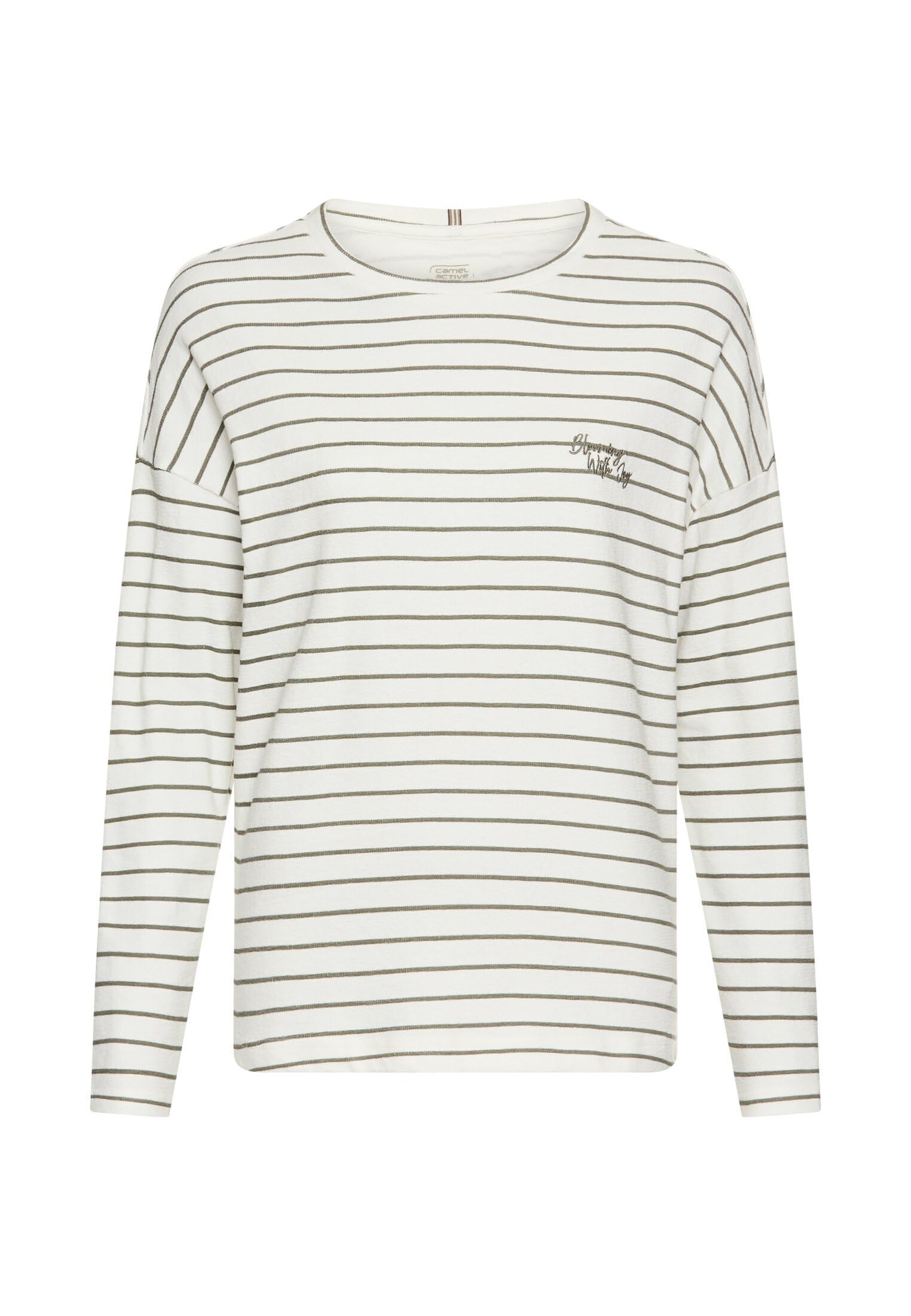 camel active Damen Langarmshirt aus Reiner Baumwolle