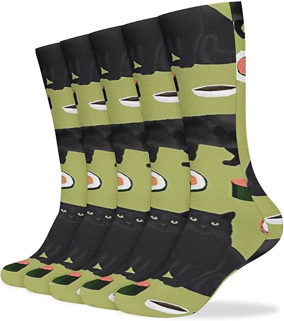 Amazon Dompilc 靴下 春夏 スポーツソックス カジュアルソックス 吸汗 5足セット 可愛い 黒猫 すし 箸 和風 カラフルソックス アウトドアソックス カジュアル レディース メンズ スポーツソックス 通販 Amazon Dompilc 靴下 春夏 スポーツソックス カジュアルソックス 吸汗 5足セット 可愛い 黒猫 すし 箸 和風 カラフルソックス アウトドアソックス カジュアル レディース メンズ スポーツソックス 通販