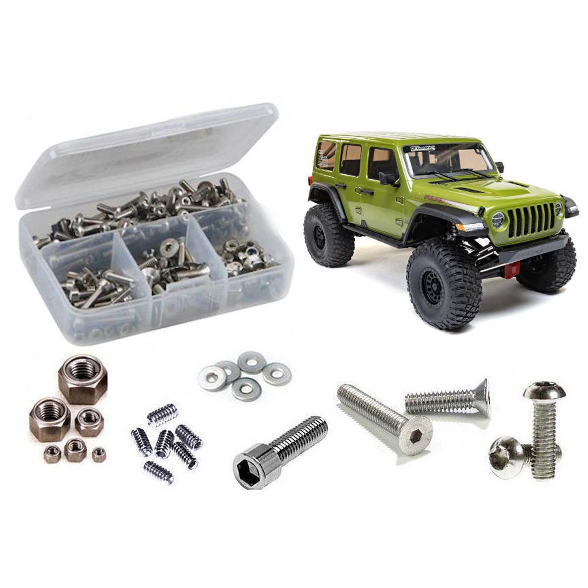 Amazon.com: RC Screwz Stainless Steel Screw Kit axi037 Compatible