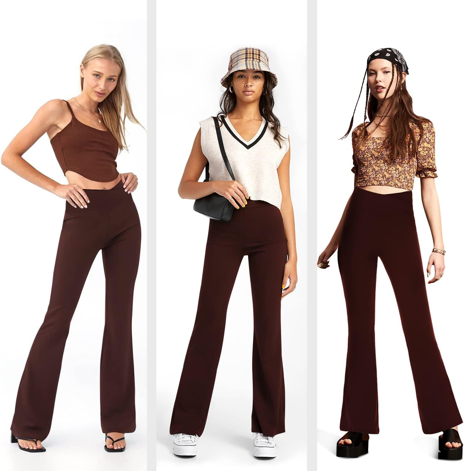 Pantaloni de Yoga pentru Femei ACTINPUT în diferite culori