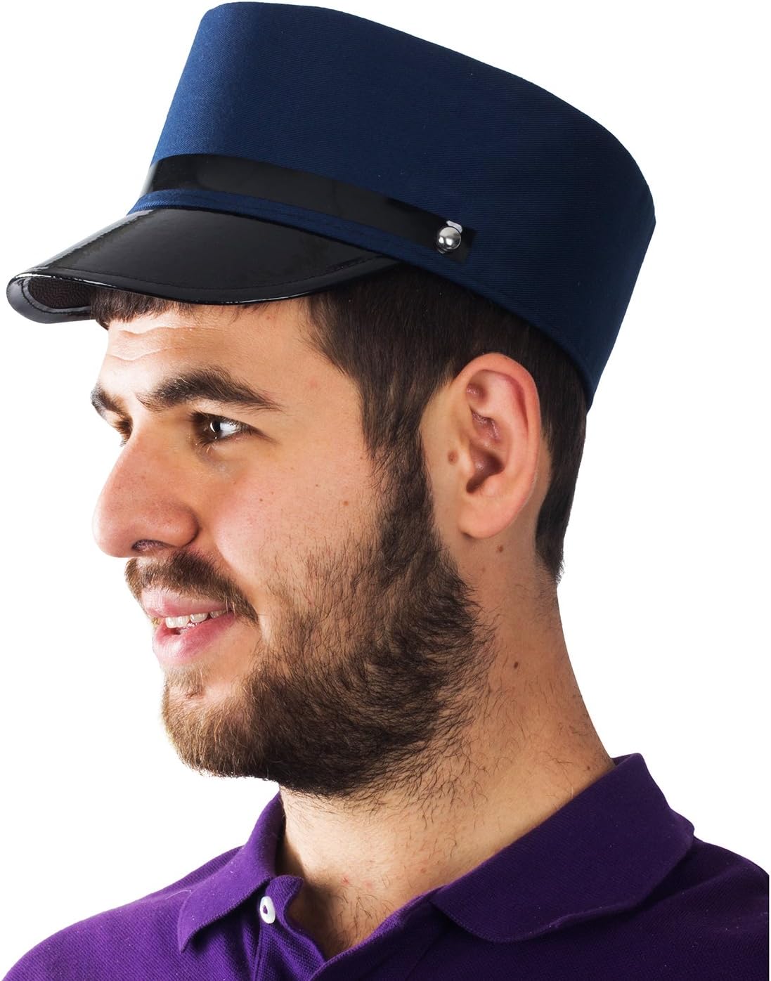 Tigerdoe Conductor Costume - Train Driver - Train Engineer Costume - Conductor Hat - - (2 Pc Set) Navy Blue - Image 5