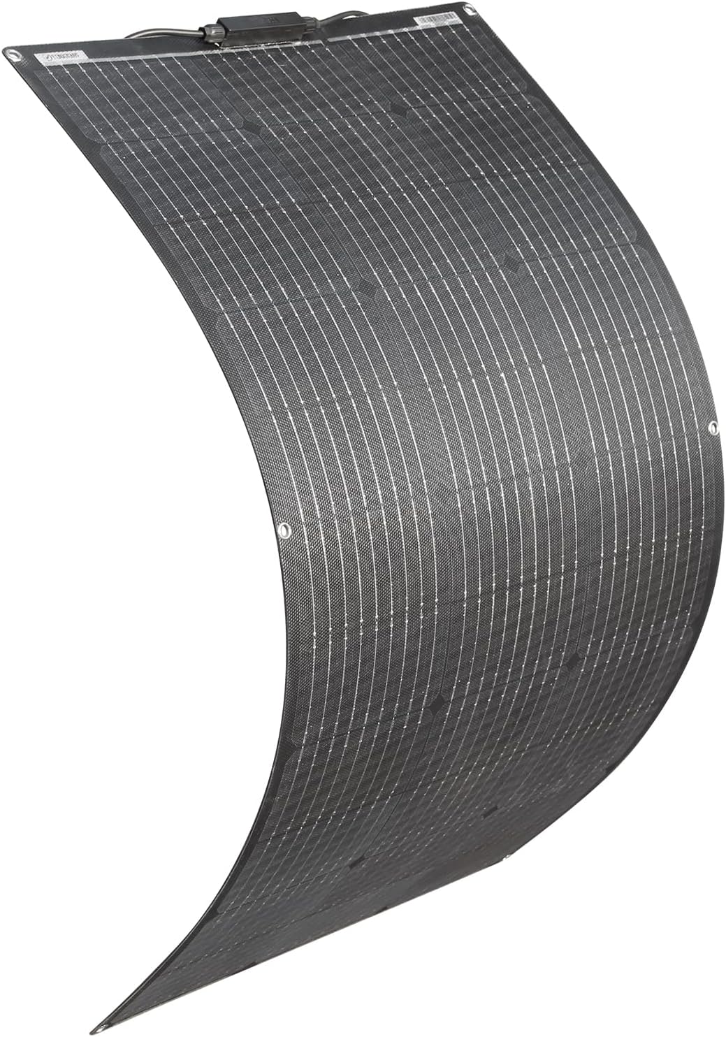 100W Flexible Solar Panel 18V Portable ETFE Monocrystalline Solar Module ETFE Solar Modules are Suitable for Garden House, 12V Battery, Island System/Off-Grid System