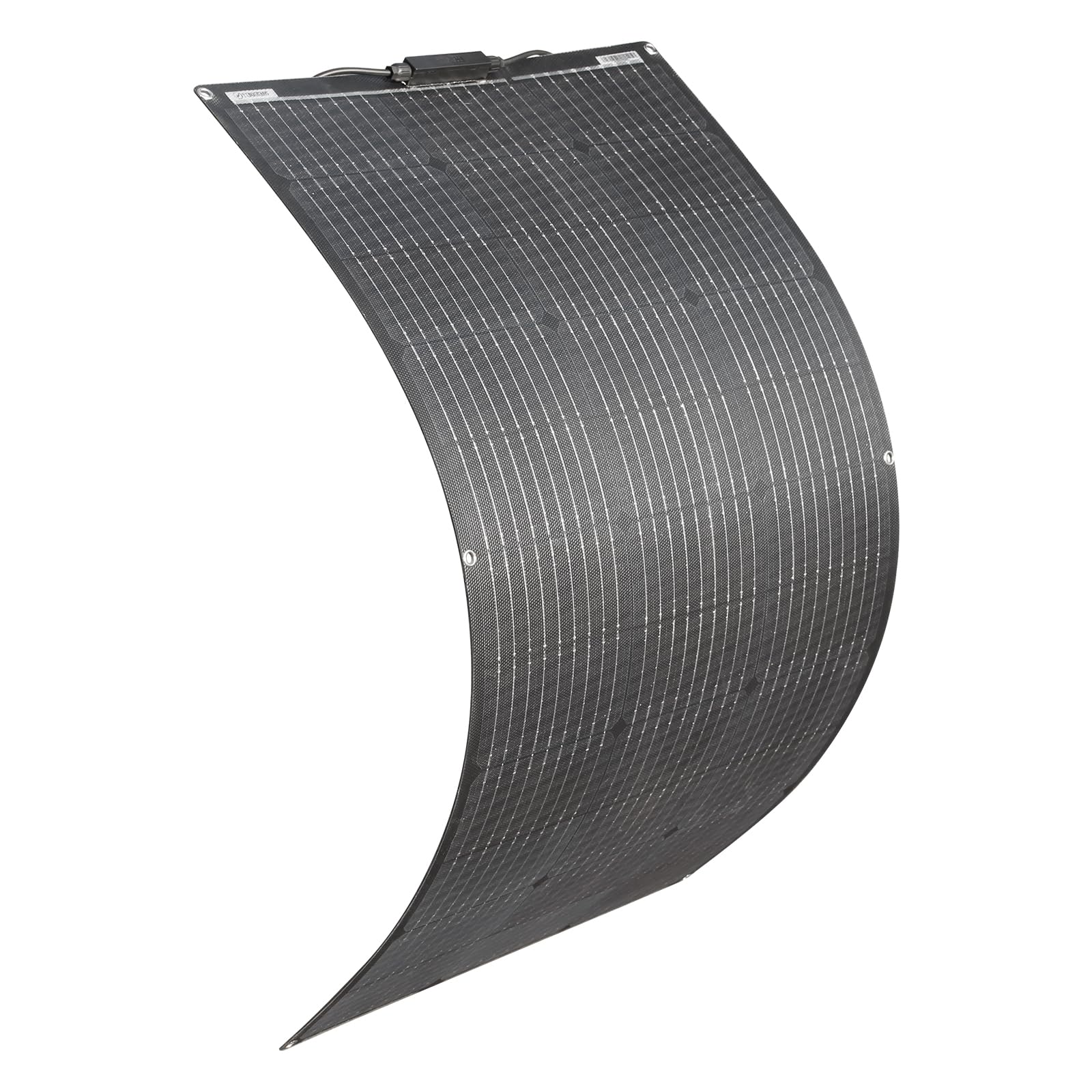 100W Flexible Solar Panel 18V Portable ETFE Monocrystalline Solar Module ETFE Solar Modules are Suitable for Garden House, 12V Battery, Island System/Off-Grid System