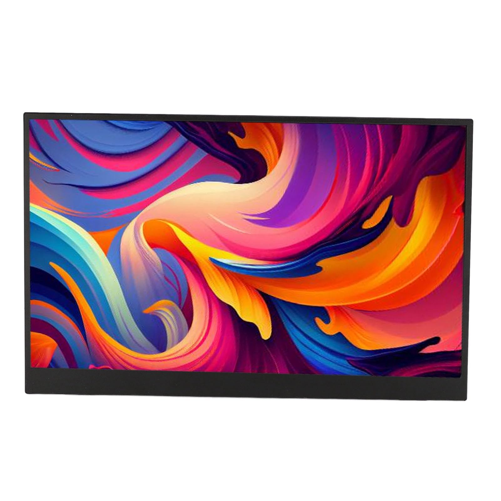 Przenośny Wyświetlacz Full HD 1080P IPS o Przekątnej 15,6 Cala, Wszechstronny Monitor Typu C do Laptopa, Konsoli, Ultracienki Drugi Ekran z regulowaną podstawą, Idealny do Gier,