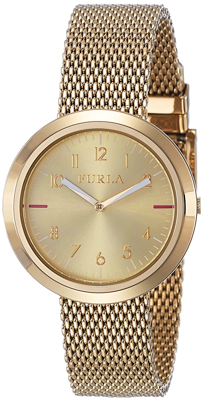 FURLA Gold Dial Analog Womens Watch-R4253103502 (B01N25DES4) Amazon Price History, Amazon Price Tracker