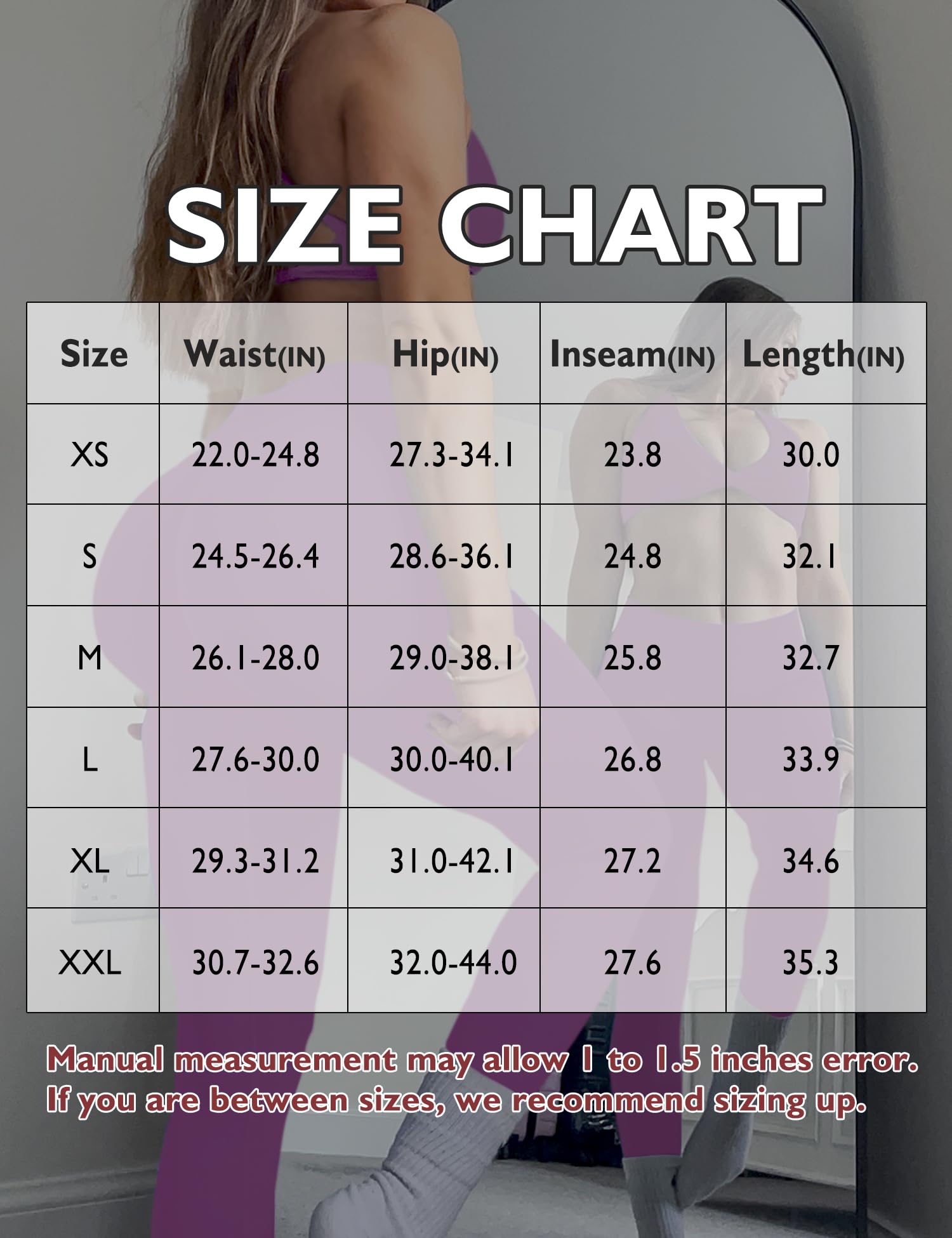 Ieumaz Scrunch Butt Lifting Leggings for Women Gym Seamless Workout Leggings Mid Low Waist Tummy Control Yoga Pants: Plum XX-Large