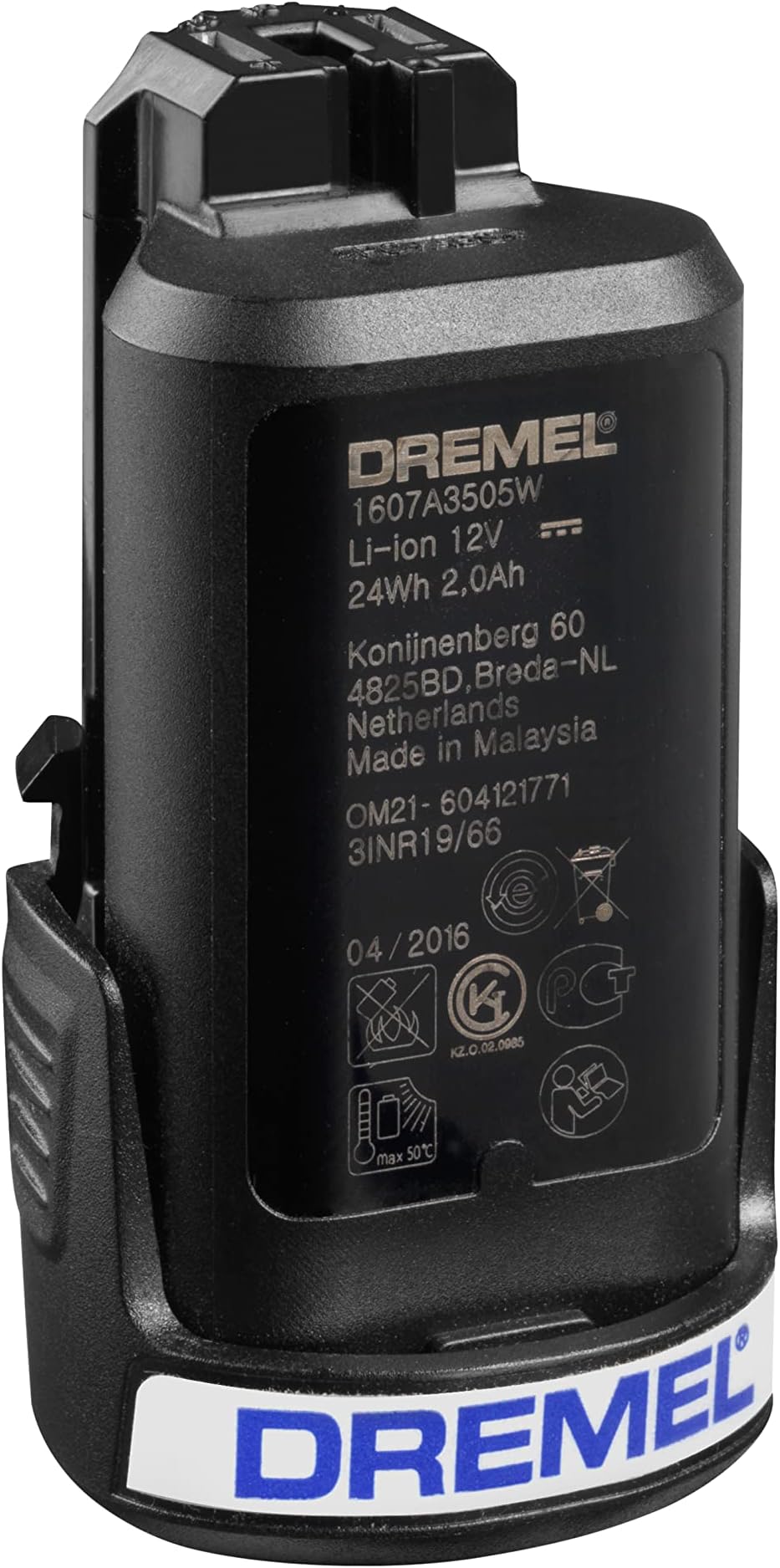 Dremel 880 12V Lithium-Ion Battery, LI-ION Battery Pack for Dremel Rotary Tools 8200, 8220, Black, (26150880JA)