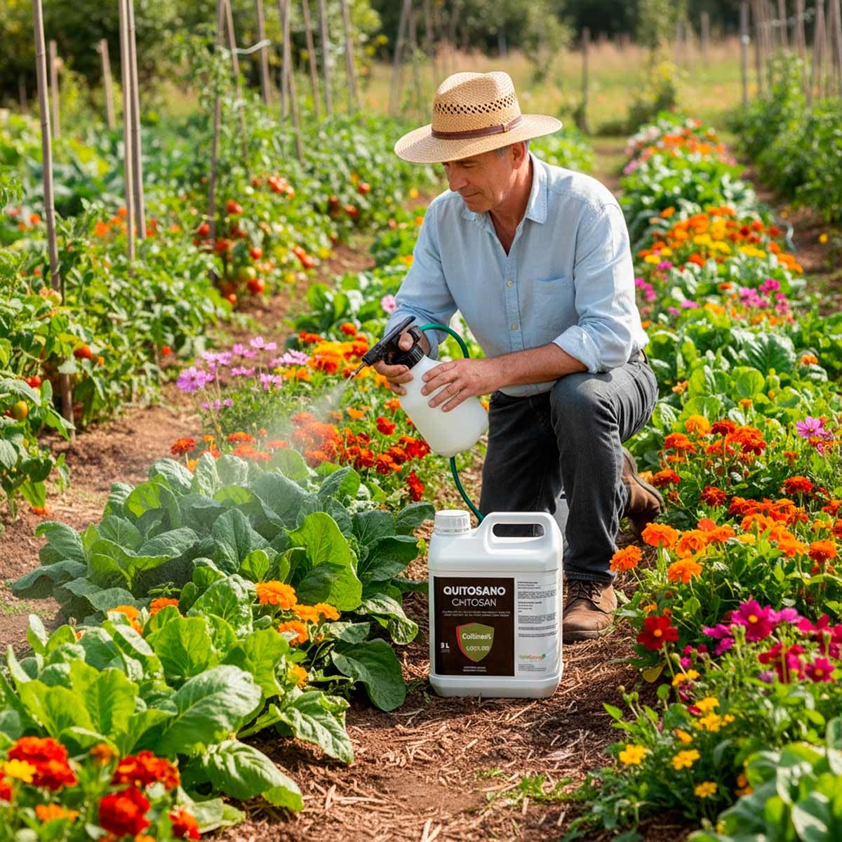 CULTIVERS Chitosane 1 L Activateur de mécanismes de défense des plantes Substance de base écologique