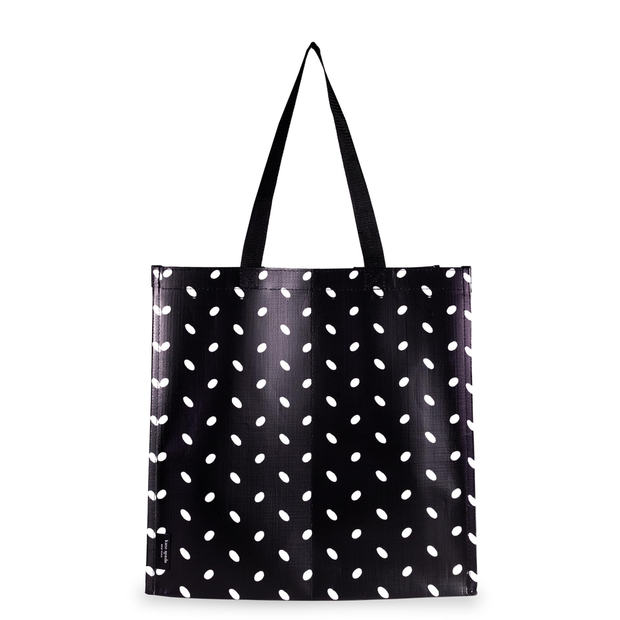 kate spade new york Reusable Shopping Bag, Grocery Tote with Shoulder Straps, Large Collapsible Tote