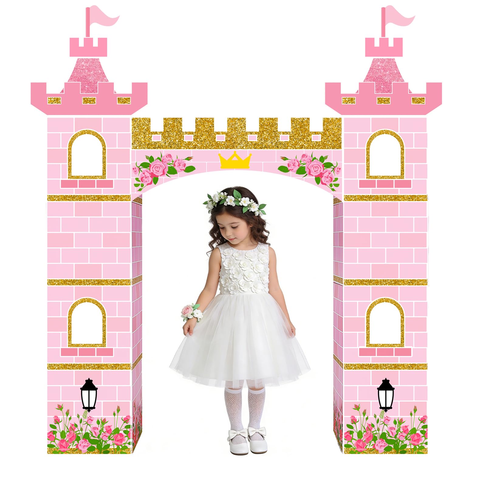 Maison de jeu princesse 133 cm pour animer un anniversaire sans stress