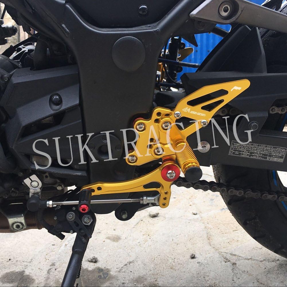NINJA250/NINJA300R/EX250L13-17 バックステップ Amazon | 【SUKIRACING】NINJA250/NINJA300R/EX250L 13-17 調整式